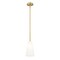 Z-Lite Farrell 1 Light Pendant, 6in. W x 11in. H, Modern Gold 3043P6-ROD-MGLD - alternate 6